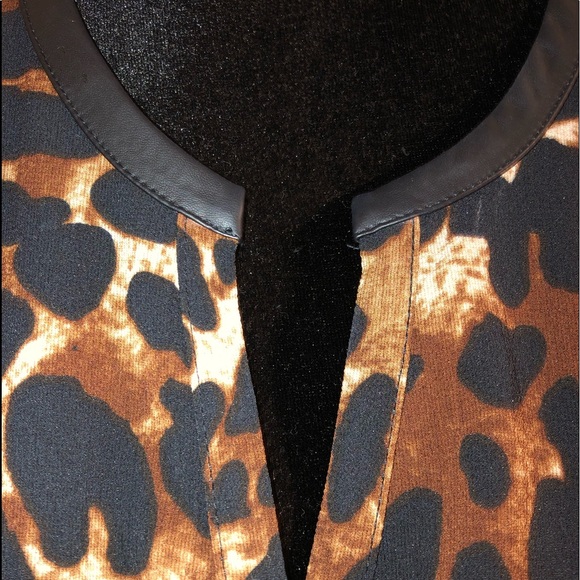 Rafaella NWOT Cheetah Print Women’s Top- Size L - Picture 4 of 8